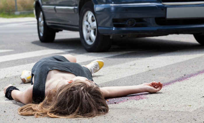 Pedestrian injured in hit-run